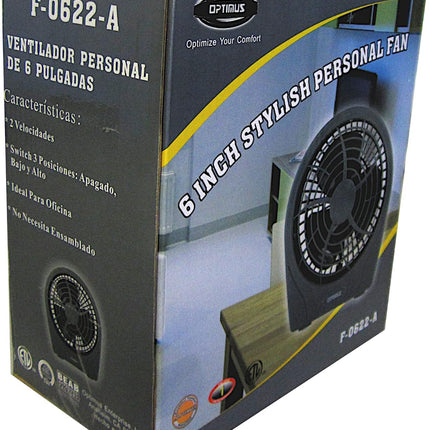 Optimus F0622S Fans, Standard,Gray