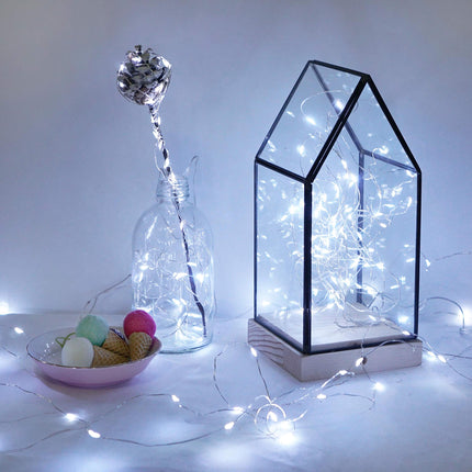 36 Pack Fairy Lights Battery Operated, 20 LED 6.6ft/2m Starry String Lights, Waterproof Mini Silver Wire Firefly Lights for Mason Jar DIY, Wedding Christmas Decor (Cold White)