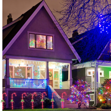 35" Christmas Candy Cane Lights - 20 Pack 8 Modes,30V LED Candy Cane Lights Christmas Decor, Outdoor Christmas Decorations, for Yard Lawn Garden or Pathwayn
