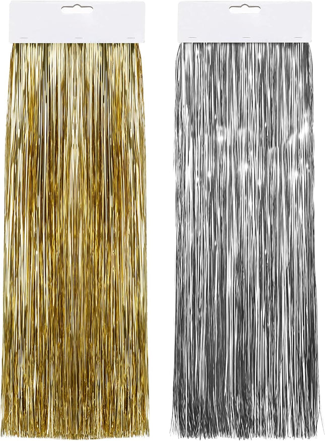 2500 Strands Christmas Tinsel Garland Decorations Tinsel Foil Fringe Icicles for Christmas Holiday Decor Birthday Home Graduation Supplies
