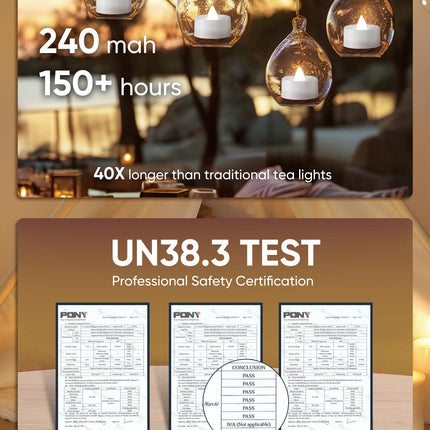 Homemory 12-Pack Timer Flameless Candles, Tea Lights Candles Battery Operated with 6h Timer, LED Tealight Candles Votive Candles for Halloween, Christmas, Wedding Table Decoration (Pure White)