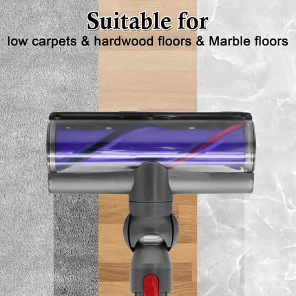 Quickrelease Motorhead Cleaner Compatible With Dyson V7 V8 V10 V11 V15 Vacuums Animal Absolute Models Cleaner Head Dyson Part Electric Head For Hardwood Floor Carpets Sv10 Sv11 Sv12 Sv14