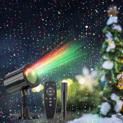 Moving Starry Projection Lights, Christmas Projector Lights Outdoor with Remote Control, Outdoor Waterproof Starry Lights