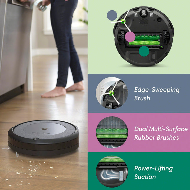 Irobot Roomba I4 Evo Wifi Connected Robot Vacuum – Clean By Room With Smart Mapping Compatible With Alexa, Ideal For Pet Hair, Carpet And Hard Floors