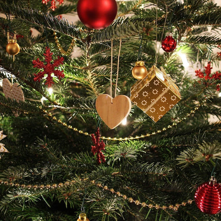 31 Feet Christmas Beaded Garland Shiny Beads Strand for Christmas Tree, Valentine, Exhibition, Wedding, Costume, DIY Decoration (Gold-31ft)