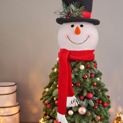Christmas Snowman Christmas Tree Topper Decorations, Funny Tree Toppers Christmas Decorations Snowman Christmas Decorations
