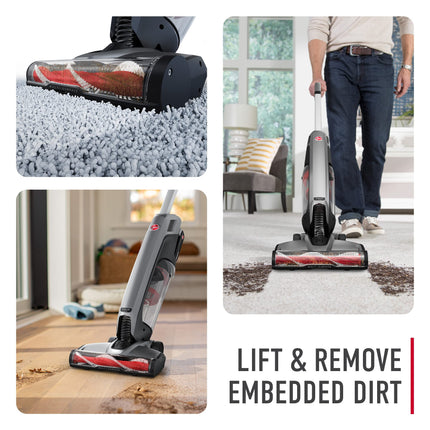 Hoover Onepwr Evolve Pet Cordless Small Upright Vacuum Cleaner, Lightweight Stick Vac, For Carpet And Hard Floor, Bh53422V, Black