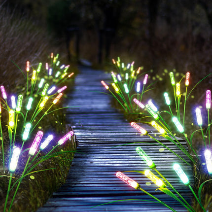Solar Outdoor Garden Lights,LED Solar Swaying Lights for Garden Patio Yard Pathway Walkway Wedding Party Christmas Landscape Lighting(Multicoloured, 2 Pack)
