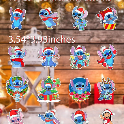 16PCS Christmas Tree Ornaments Decorations Christmas Hanging Ornaments Small Christmas Hanging Ornament for Xmas Tree Party Home Decorations
