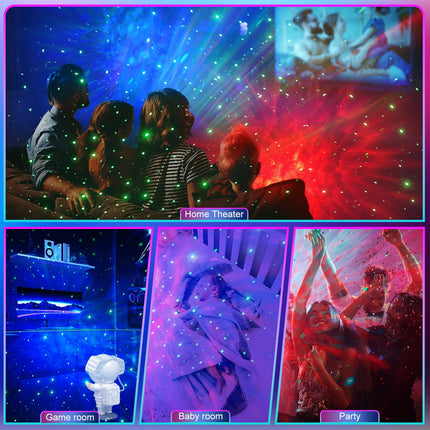 Galaxy Projector, Star Projector Galaxy Light Projector for Bedroom with Timer and Remote, Night Light Projector for Kids, Ideal Choice for Birthdays, Christmas, Valentine's Day