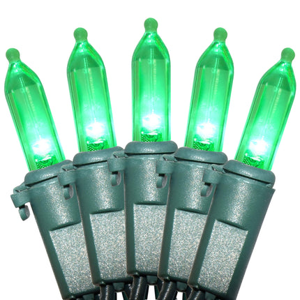 Holiday Essence 100 LED Green St Patrick's Day Christmas String Lights, 26.9 Ft Green Wire String Lights for Indoor and Outdoor Decorative Use Patio and Tree Décor UL