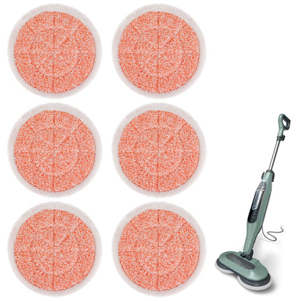 S7000 Pads Steam Mop Pads Compatible With Shark S7000Amz S7001 S7001Tgt S7000 S7201 S7000C Series Reusable Mop Refill, Steam & Scrub Allinone Hard Floor Steam Mop 6 Pack