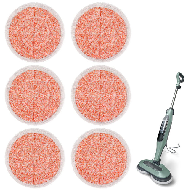 S7000 Pads Steam Mop Pads Compatible With Shark S7000Amz S7001 S7001Tgt S7000 S7201 S7000C Series Reusable Mop Refill, Steam & Scrub Allinone Hard Floor Steam Mop 6 Pack
