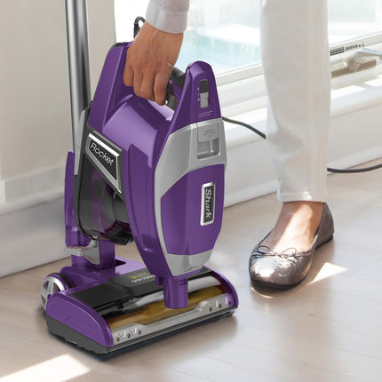 Shark Zs351 Rocket Corded Ultralight Vacuum With Zerom Antihair Wrap Technology, Xl Dust Cup, Hand Vacuum Mode, & Swivel Steering, Plum Purple