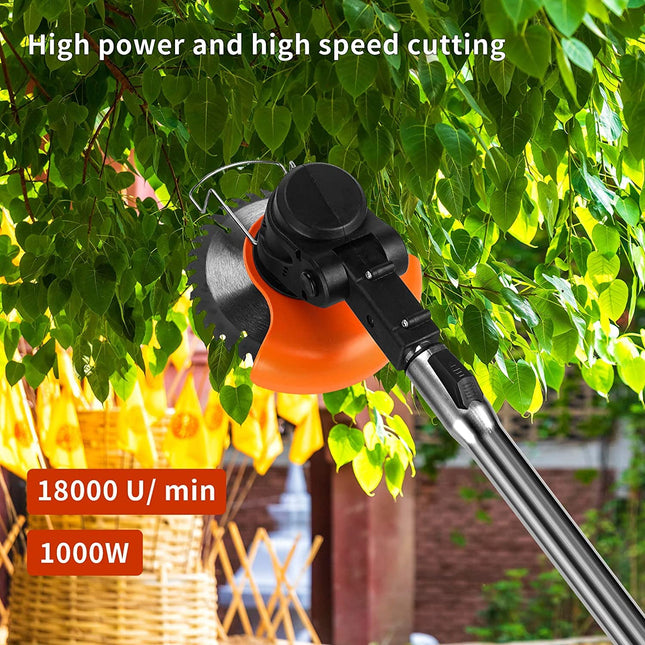 Cordless Weed Wacker，Lawn Edgers Battery Powered Weed-Wacking for Yard Lawn and Garden 21v Weed and Grass Trimmer Cordless