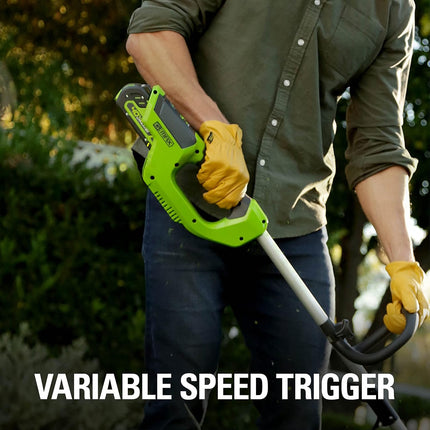 Greenworks 40V 12" Cordless String Trimmer, Tool Only