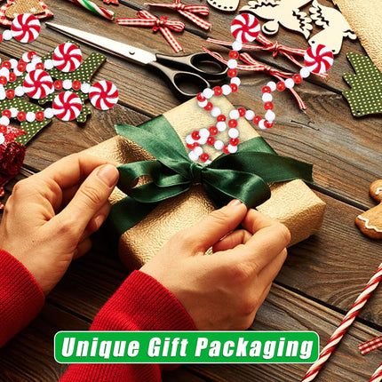 35 Pcs Candy Cane Christmas Tree Decorations, Red and White Christmas Tree Picks, Woolen Candy Shape Curly Picks Candy Cane Ornaments Christmas Decorations for Xmas Tree Topper Home Vase Wreath Decor