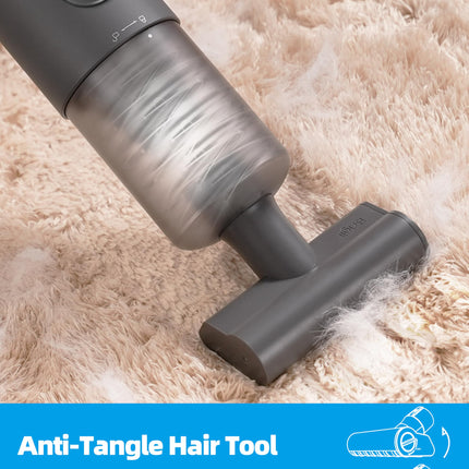 Brigii Pet Hair Vacuum With Antitangle Hair Tool, Cordless Car Vacuum, 18Kpa Handheld Vacuum With Brushless Dc Motor, Triple Air Filtration System, Usbc Rechargeableh5Base Ver