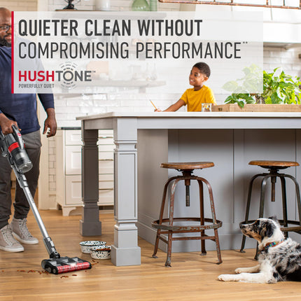 Hoover Onepwr Windtunnel Emerge Pet+ Cordless Lightweight Stick Vacuum With Allterrain Dual Brush Roll, 2 Batteries Included, Bh53603Ve, Silver