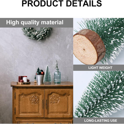 Christmas Tree,Desktop Miniature Pine Tree 6 pcs