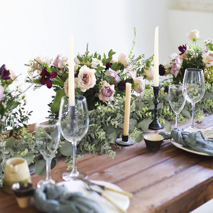 JPSOR 4pcs 26.4ft Artificial Eucalyptus Garland Greenery Garland Fake Eucalyptus Leaves for Wedding Arch Farmhouse Mantle Table Runner Centerpiece Home Party Christmas