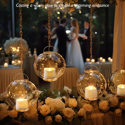 Homemory 72-Pack Novelty Flickering Flameless Tea Lights Candles, 200+Hours Battery Operated, Fake Electric LED Votive Candles, Small Wedding Candles for Table Centerpieces,Proposal,Anniversary