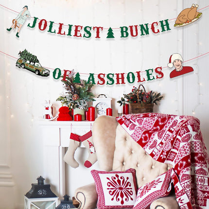 National Lampoons Christmas Vacation Decorations, Funny Christmas Party Banner Decor Supplies, Ugly Christmas Sweater Party Decorations, Christmas Vacation Merchandise s for Women Men