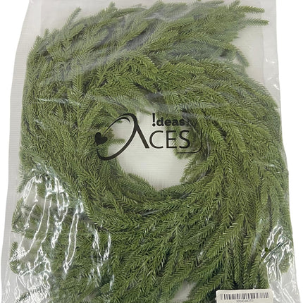 Real Feel Dense Norfolk Pine Christmas Garland - 39.99 with Prime Delivery. ONLY Purchase from IDEAS BY ACES to Avoid Counterfeit Products Being Sold ON This Listing by Others