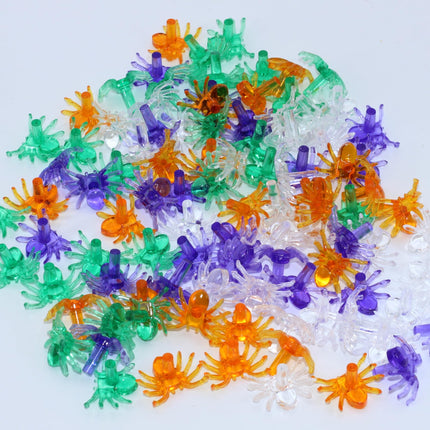 Creative Hobbies® Ceramic Tree Replacement Lights, Medium Spider Light Ornaments, Multi-Color 100 Pack