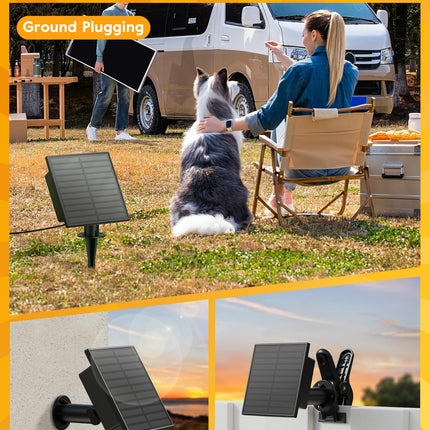 Brightown Outdoor Solar String Lights 34FT - LED G40 Pro Globe Patio Energy Saving with 11 Shatterproof Bulbs, 3 Light Modes Waterproof Hanging Lights for Christmas Outside Garden Backyard Party Decor
