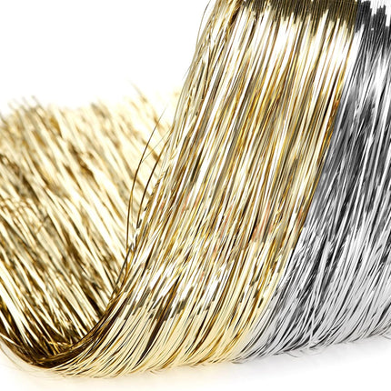 2500 Strands Christmas Tinsel Garland Decorations Tinsel Foil Fringe Icicles for Christmas Holiday Decor Birthday Home Graduation Supplies