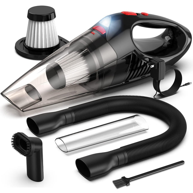 High Power Handheld Vacuum Cordless, Car Vacuum Cleaner Rechargeable,Mini Portable Rechargeable Wireless Vacuum Cleaner