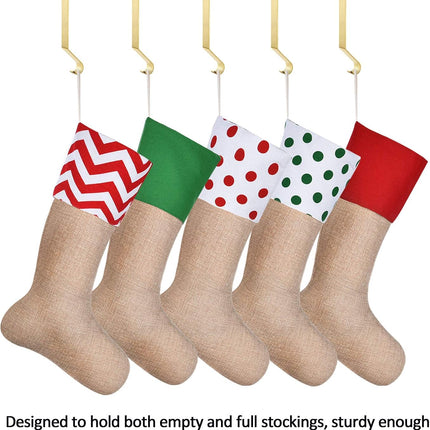 Sunshane Christmas Stocking Holders Metal Mantel Stocking Hanger Hooks Fireplace Hang Grips for Christmas Party Decorations (Gold, 5)