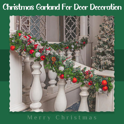 Hotop Artificial Christmas Garland Twist Pine Garland Tinsel Garland Xmas Metallic Decoration Faux Holiday Decor for Stair Fireplace Christmas Tree Wreath(324 ft,Green)