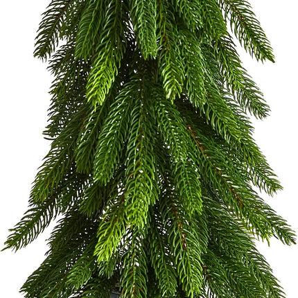 Nearly Natural 17in. Christmas Pine Artificial Tree in Decorative Planter