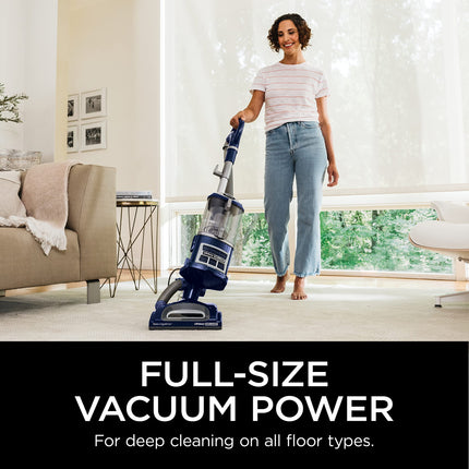 Shark Nv360 Navigator Liftaway Deluxe Upright Vacuum With Large Dust Cup Capacity, Hepa Filter, Swivel Steering, Upholstery Tool & Crevice Tool, Blue