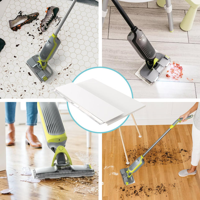10 Pack Vac Mop Pads Refills For Shark Vacmop Vm252 Vm200 Vm190 Vm250 Vm251 Vm200C Vm252C Qm250 Vc205 Cordless Hard Floor Vacuum Mops Pad