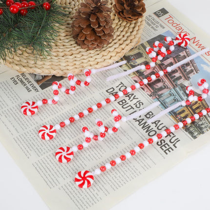 16 PCS Christmas Curly Pick Red White Christmas Ornament 11.7 Inch Candy Shape Christmas Tree Picks Christmas Tree Decorations for Xmas Tree Topper Xmas Party Supplies Home Vase Party Ornaments