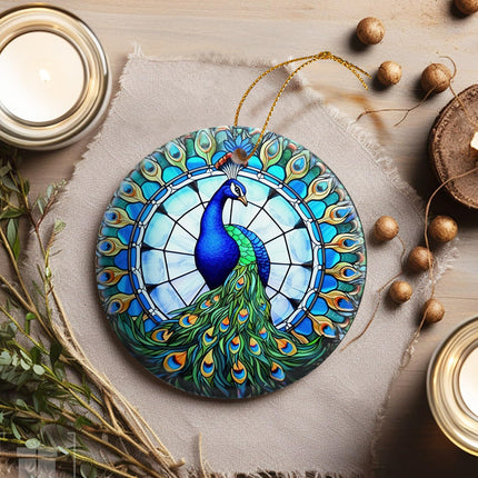 Peacock Christmas Ornaments, Touber Peacock Hanging Ornament, Peacock Christmas Tree Ornaments, Peacock Holiday Decor, s for Peacock Lovers, Peacock Theme s
