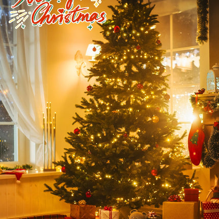 66FT 200 LED Christmas Tree Lights, Twinkle Fairy Lights String with 8 Flashing Modes String Lights for Indoor Bedroom Outdoor Christmas Trees Garland Wreath Holiday Decorations, Warm White