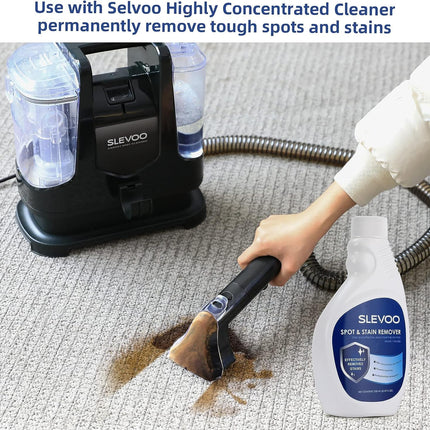 Carpet Cleaner Machine 10.5Kpa Strong Suction, 400W Powerful Motor, Portable Upholstery Cleaner With Spot And Stain Remover For Pet Accident, Rugs, Carpet And Upholstery