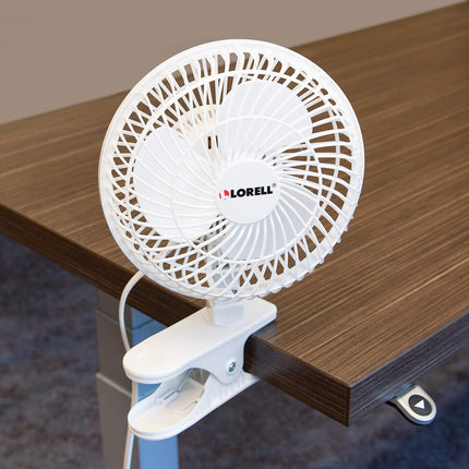 Atlantic Breeze 6 Personal ClipOn Fan, Light Gray