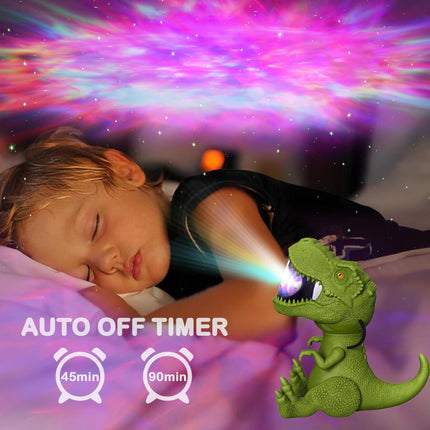 Dinosaur Galaxy Projector, Star Projector with Timer and Remote, Dinosaur LED Nebula Night Light for Kids, Adults, Room Decor, s for Birthdays, Halloween, Christmas