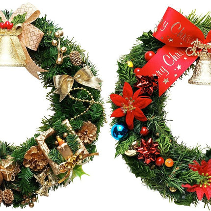 5 Pieces Metal Wreath Frame Ring Round DIY Macrame Floral Crafts Wire Wreath Form Christmas Decoration Door Craft (Deep Green, 12 Inch)