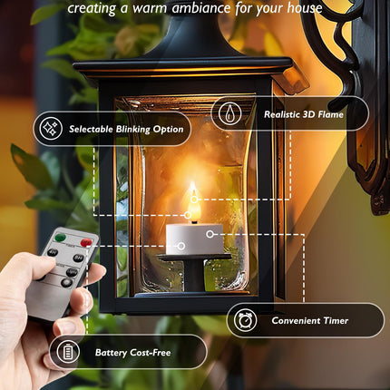 Homemory Rechargeable Tea Lights Flameless Candles with Remote Timer, Battery Operated LED Tealight Candles, USB Candles for Wedding Table Centerpiece Reception Banquet Christmas Halloween, 12-Pack