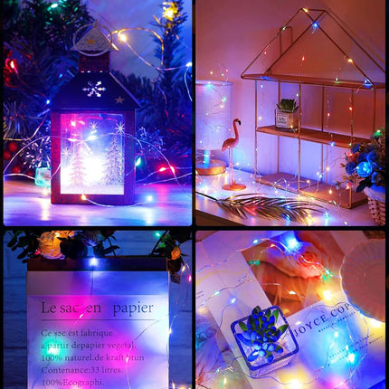 Brightown 12 Pack Easter Led Fairy Lights Battery Operated String Lights Waterproof Silver Wire 7 Feet 20 Led Firefly Starry Moon Lights for DIY Wedding Party Bedroom Patio Christmas