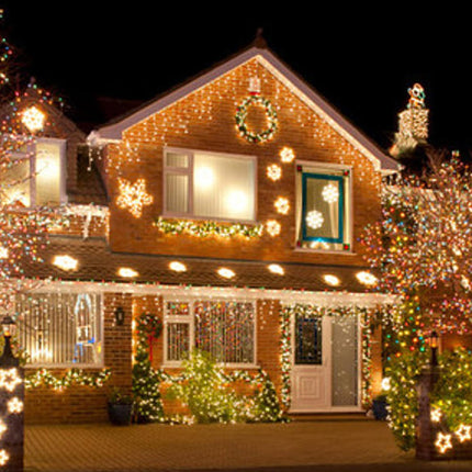 2 Pack Battery Operated Christmas Lights, Total 100LED 32FT Christmas Lights Outdoor, Waterproof Mini String Tree Lights with 8 Modes, Decorations for Indoor Patio Garden Party Decor (Warm White)