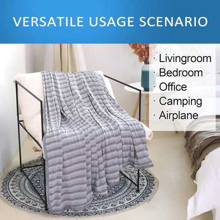 Ailemei Direct Cooling Throw Blanket For Hot Sleepers,Double Sided Cold Effect, Lightweight Breathable Summer Blanket For Couch