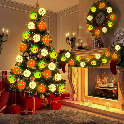 [Timer] Battery Operated Christmas Lights, Christmas Decorations for Tree, 10 FT 20 LED Waterproof Christmas Lights for Christmas Tree Wreath Window Wall Home Indoor Outdoor Decor