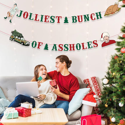 National Lampoons Christmas Vacation Decorations, Funny Christmas Party Banner Decor Supplies, Ugly Christmas Sweater Party Decorations, Christmas Vacation Merchandise s for Women Men